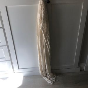 Spell, cream, crochet scarf